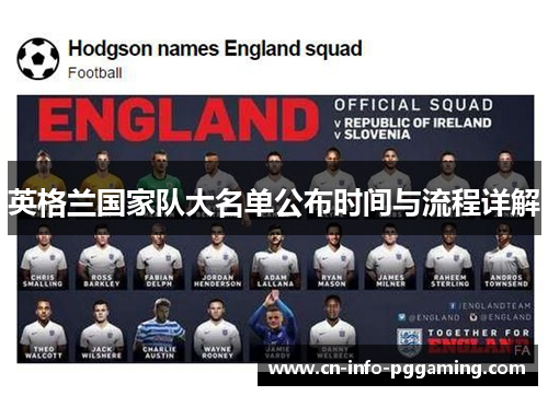 英格兰国家队大名单公布时间与流程详解 英格兰国家队大名单公布时间与流程详解